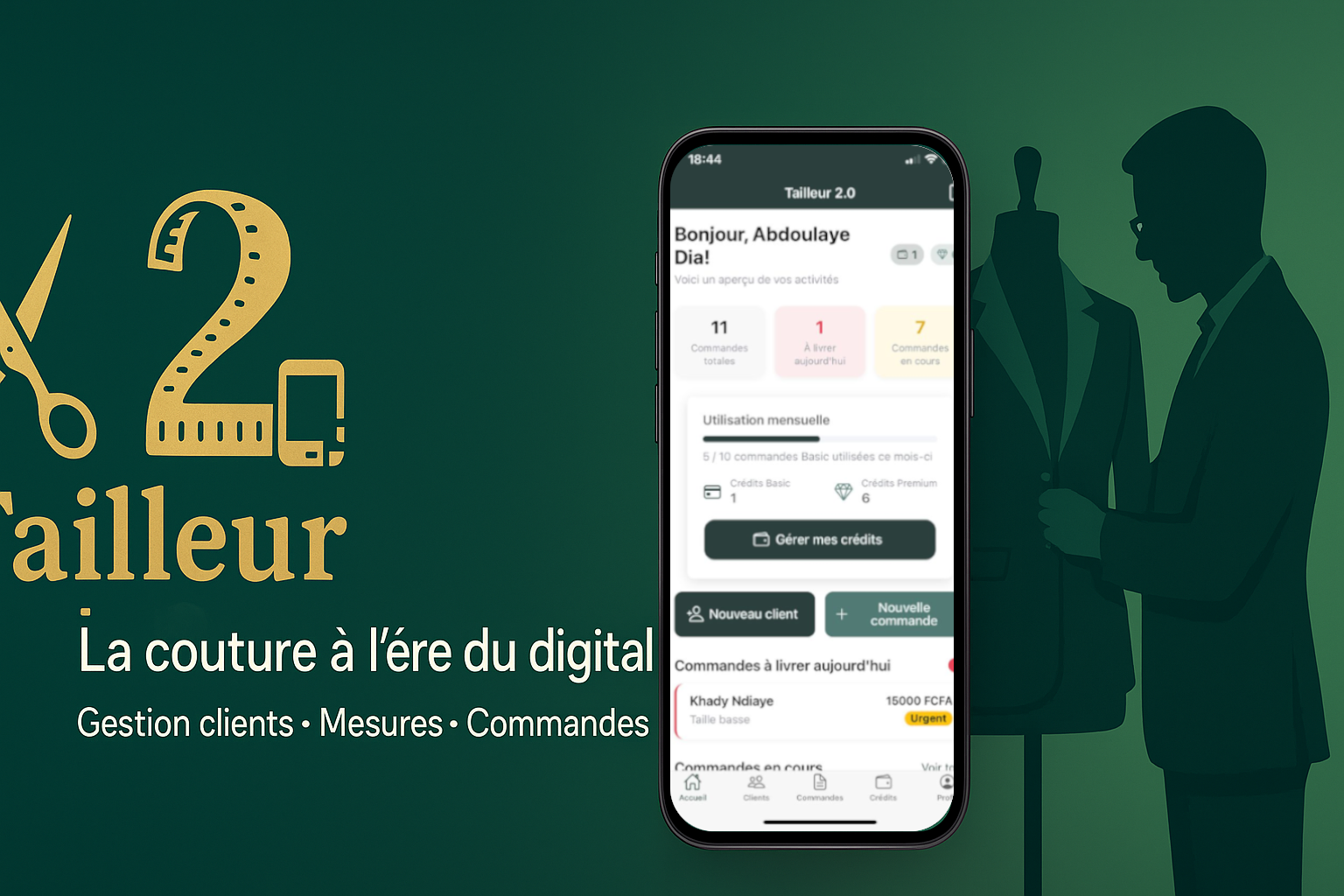 Application Tailleur 2.0
